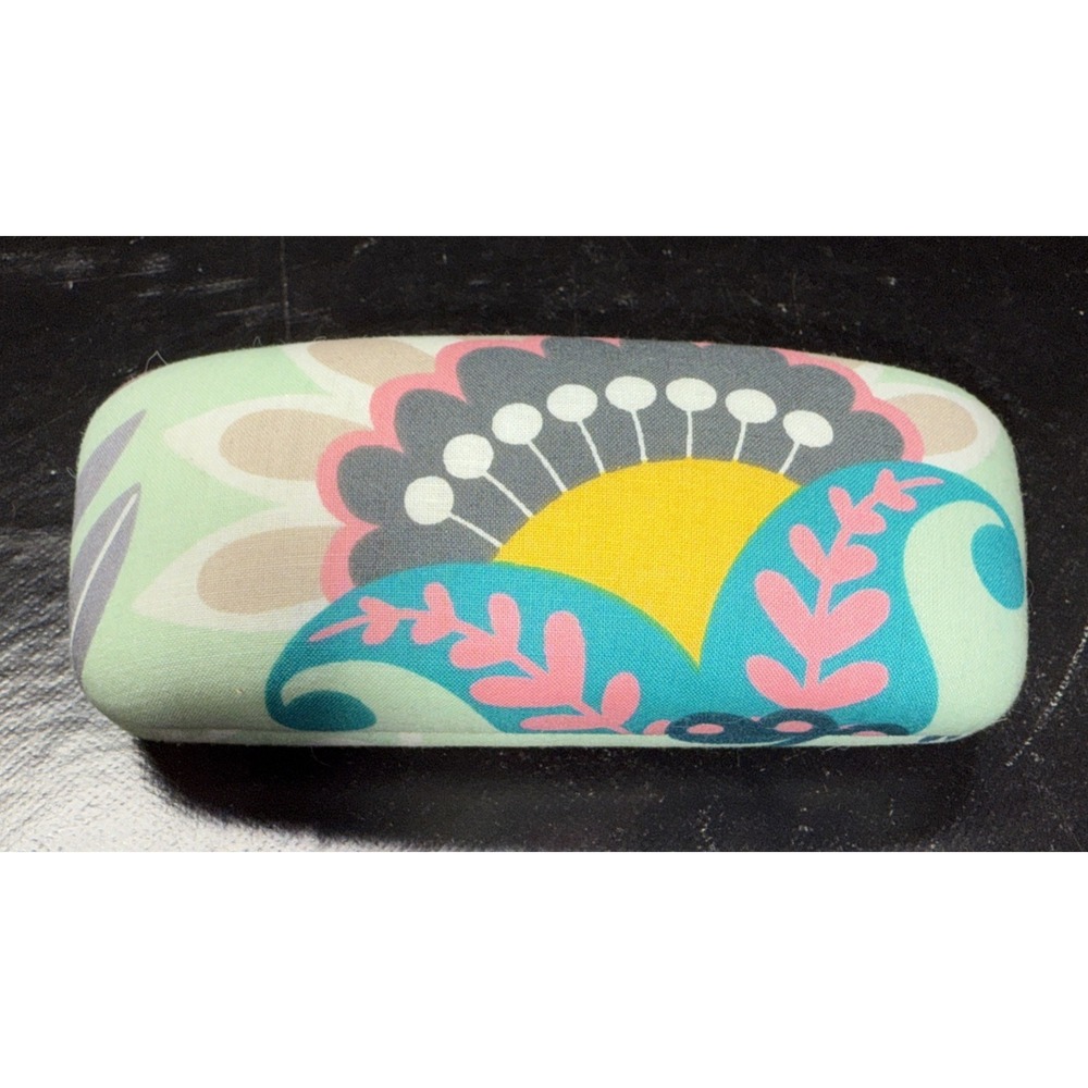 Vera Bradley Padded Hard‎ Clam Shell Eye Glasses Case Floral